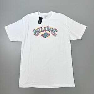 Billabong Floating Arch Wave Short Sleeve Graphic Tee White
